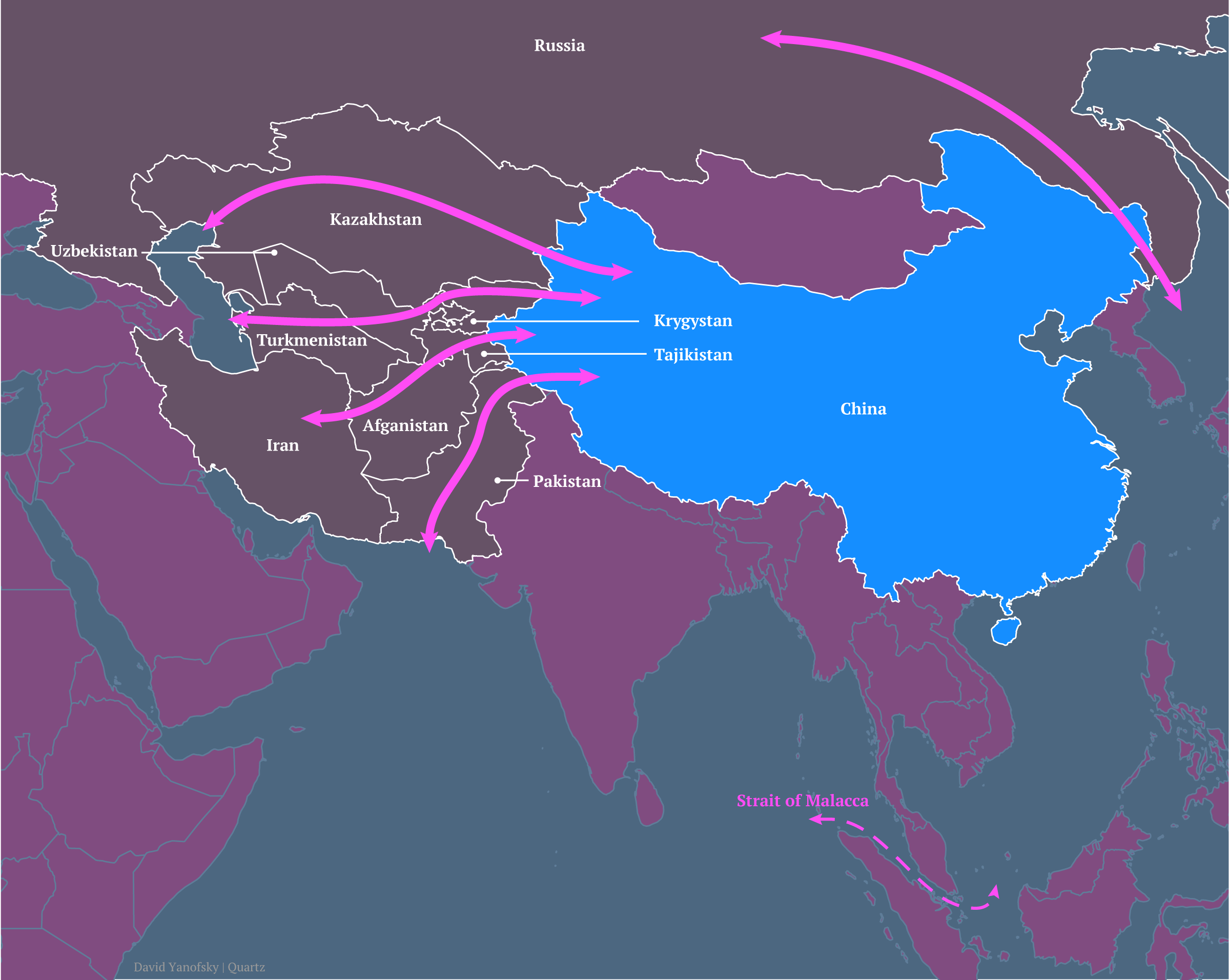 The new Silk Road is made of iron — and stretches from Scotland to Singapore