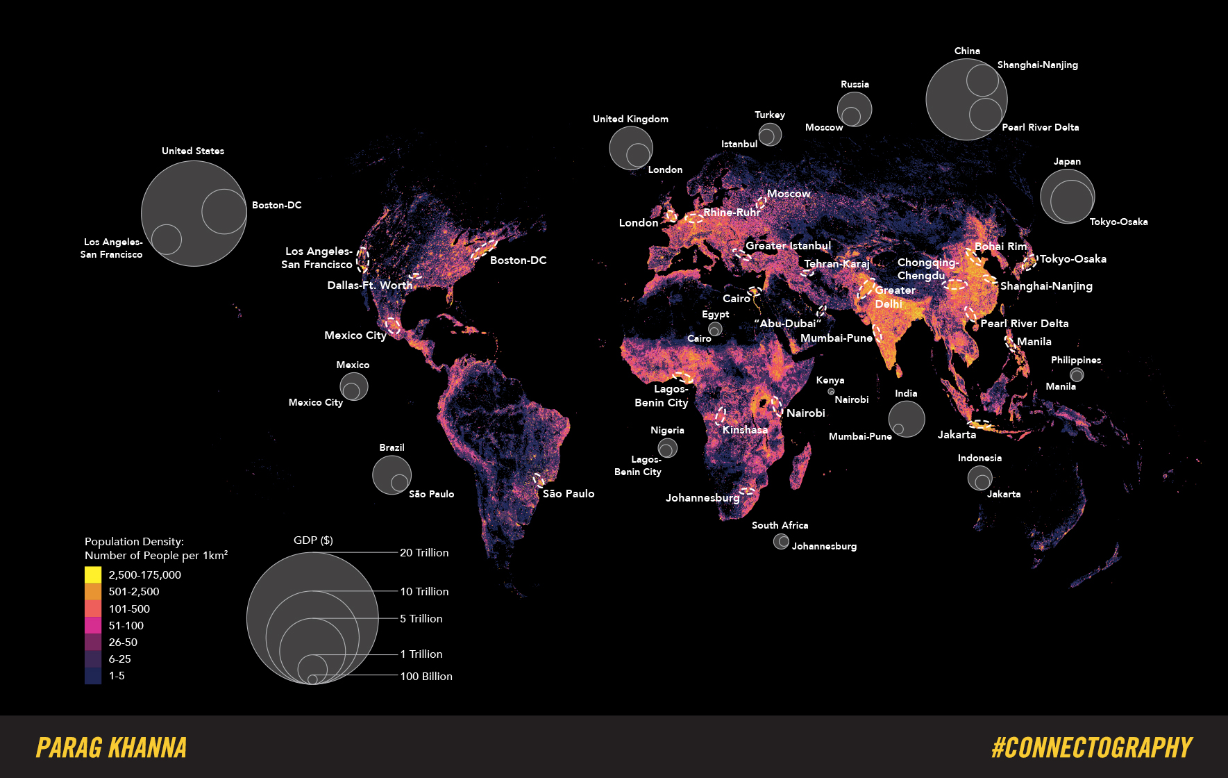 Global Urban Economic Bubbles