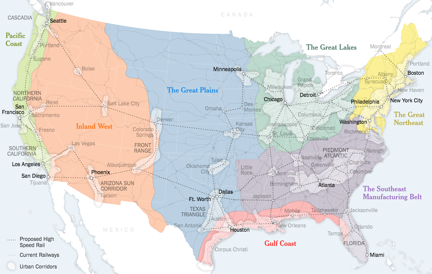 DotEarth NYT Blog Reviews Khanna’s “New Map For America”