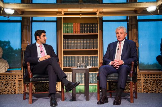 CONNECTOGRAPHY launch at Georgetown with former Secretary of Defense Chuck Hagel