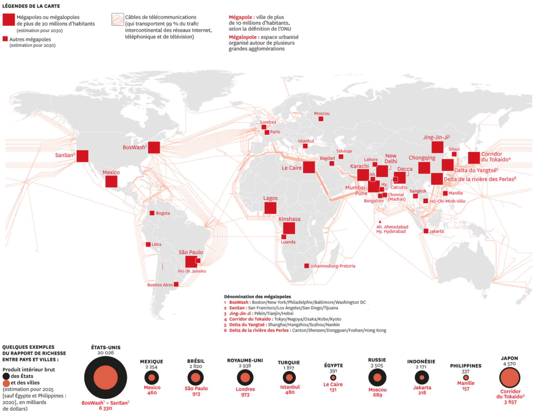 Les mégalopoles laissent les États et les empires loin derrière