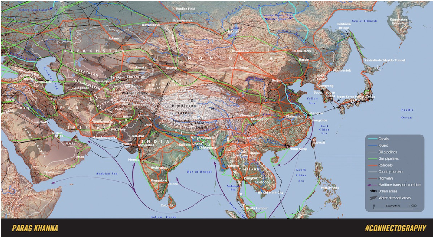 How Connectedness is Revamping the World Map