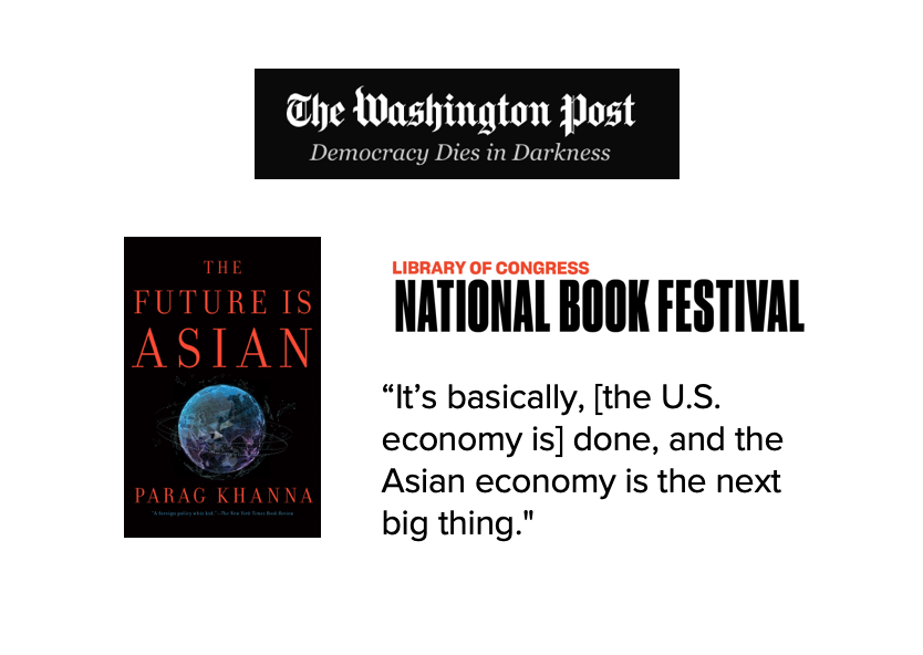 Parag Khanna among featured changemakers at National Book Festival