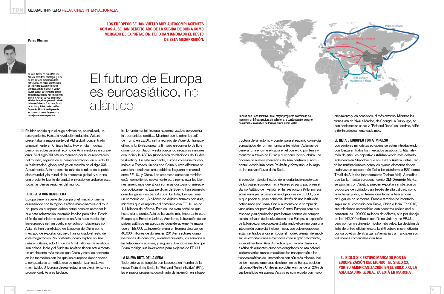 El futuro de Europa es euroasiático, no atlántico