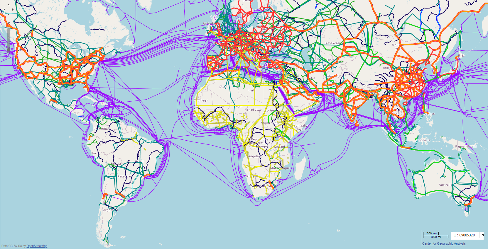 Harvard World Map of Connectography