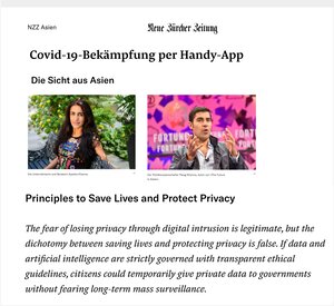 Covid-19-Bekämpfung per Handy-App