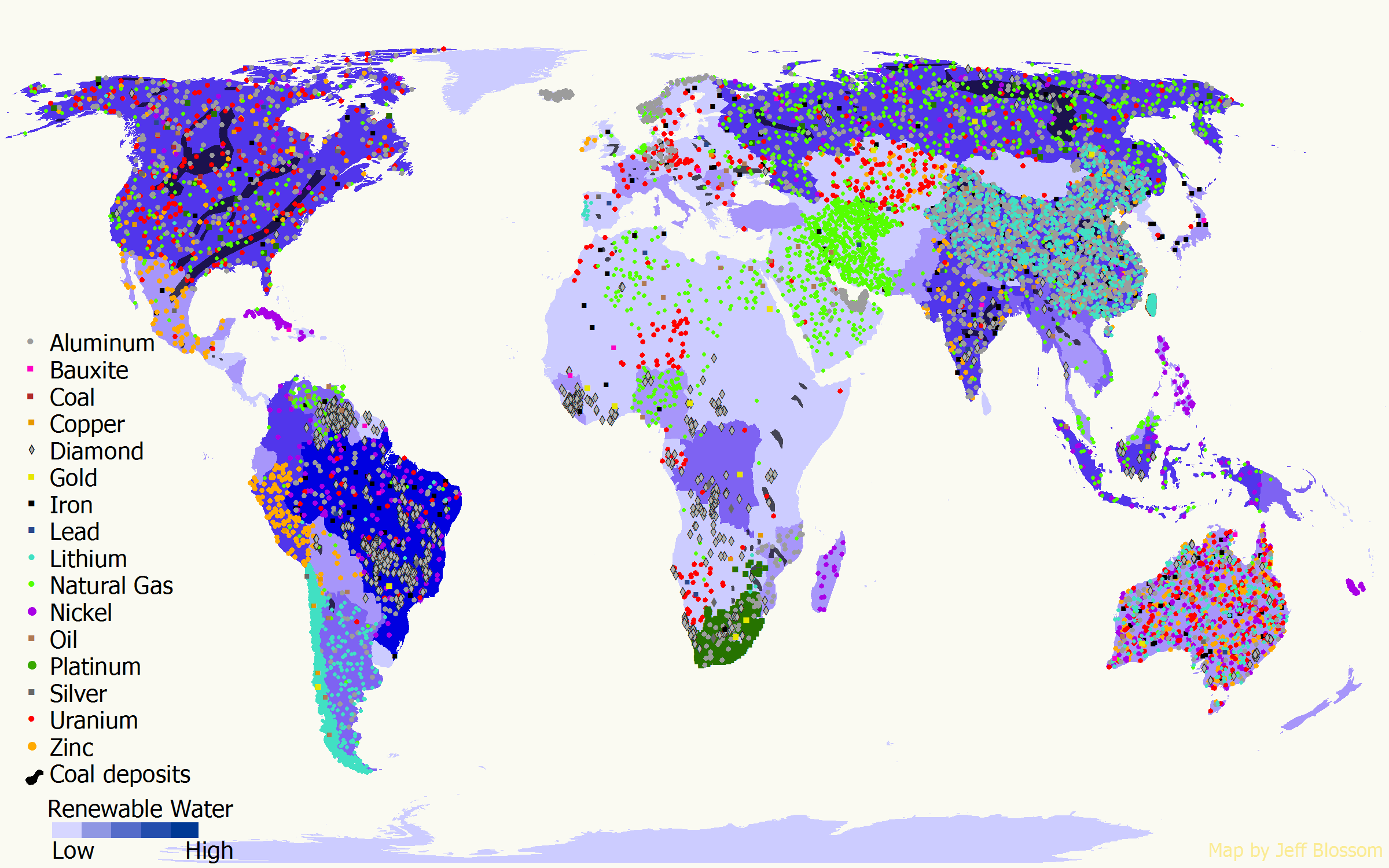 A Map of Minerals