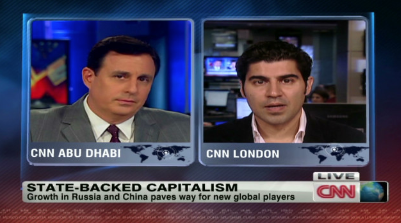 Discussing State-Backed Capitalism on CNN’s Global Exchange