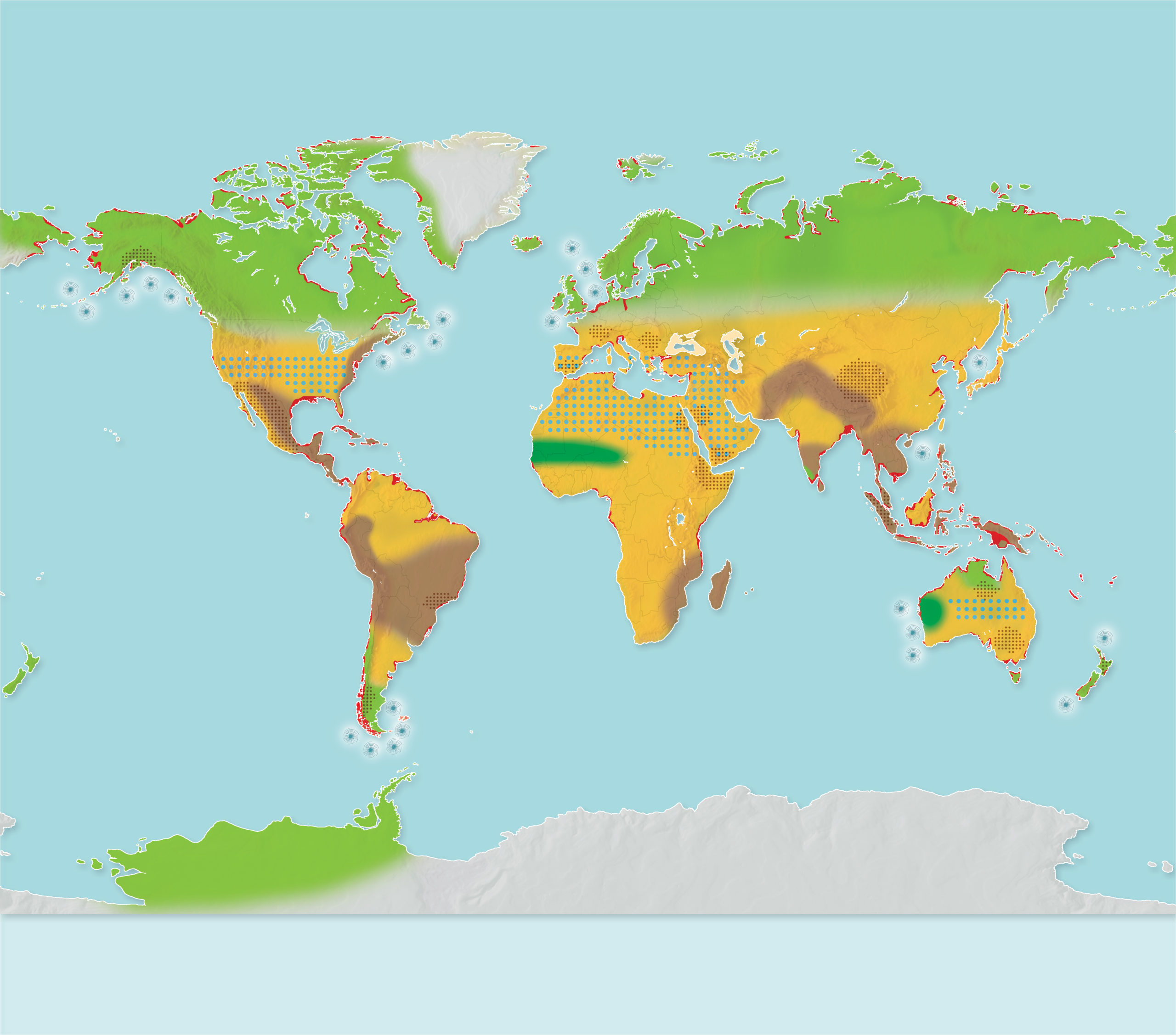 A 4 Degree Warmer World