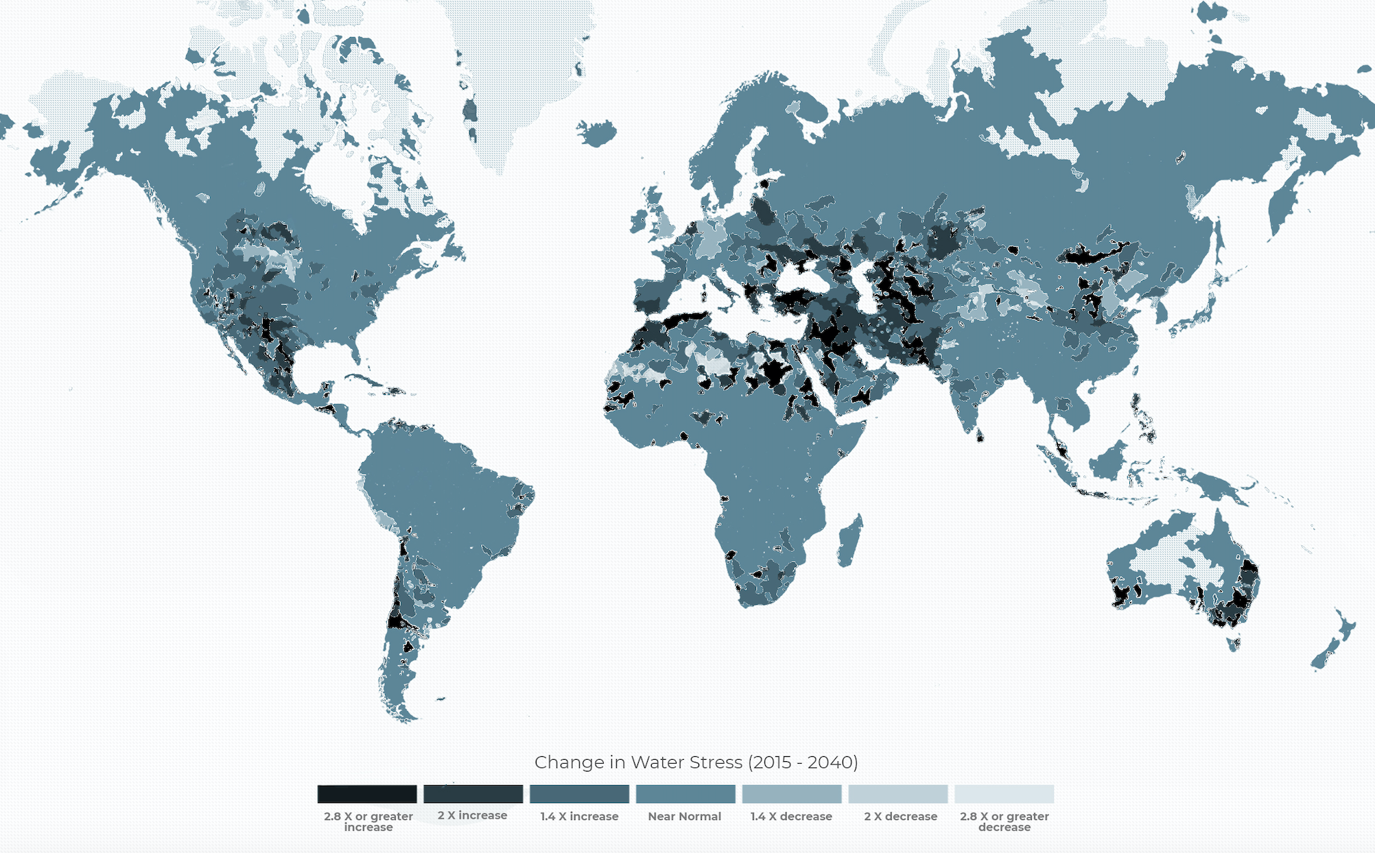 Rising Water Stress Across the Planet