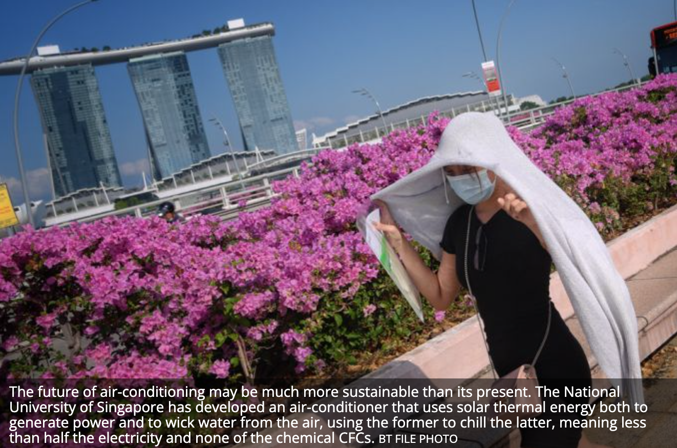 Using the scorching sun to cool us is the wave of the future