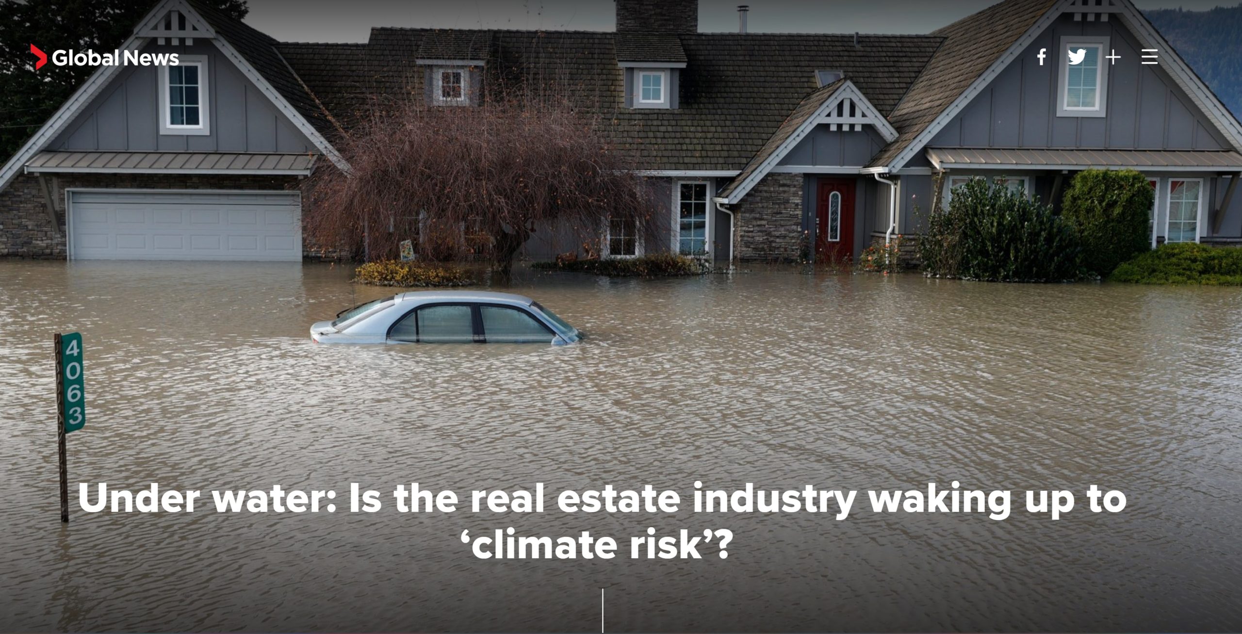 Under water: Is the real estate industry waking up to ‘climate risk’? 