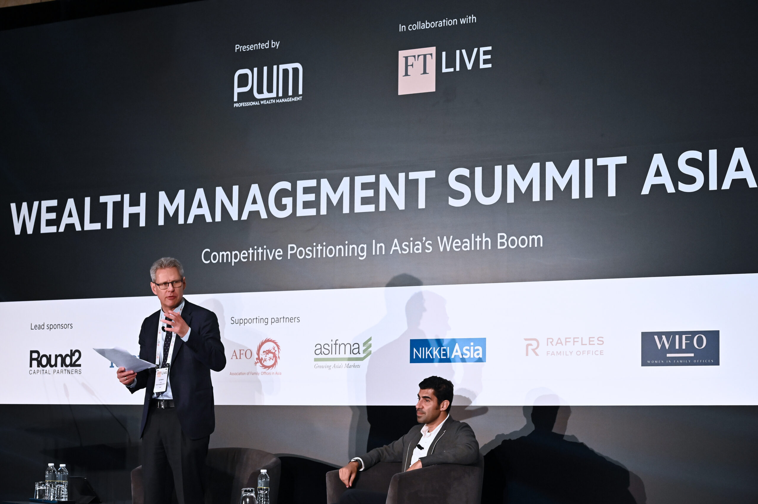 Keynote discussion at the FT Wealth Management Summit Asia